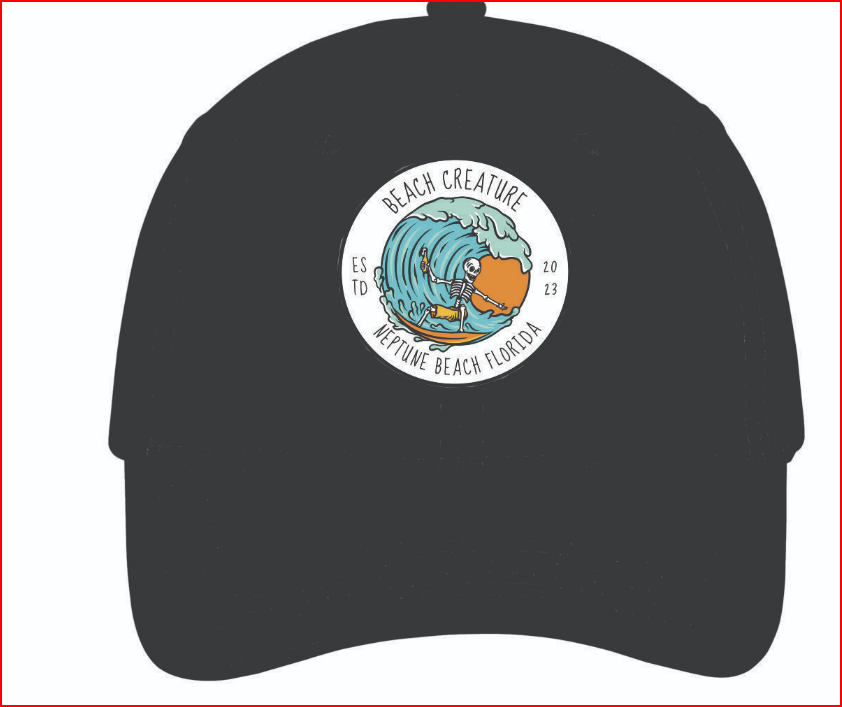 Hat - Soft Black/Neptune Beach